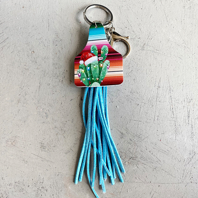 Wholesale Leather Western Cowboy Keychain